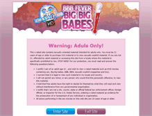 Tablet Screenshot of bbbfever.com